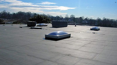 An EPDM roof.