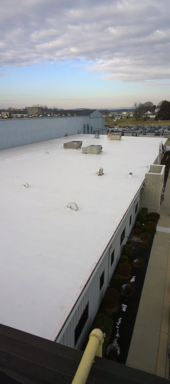 clean commercial roof