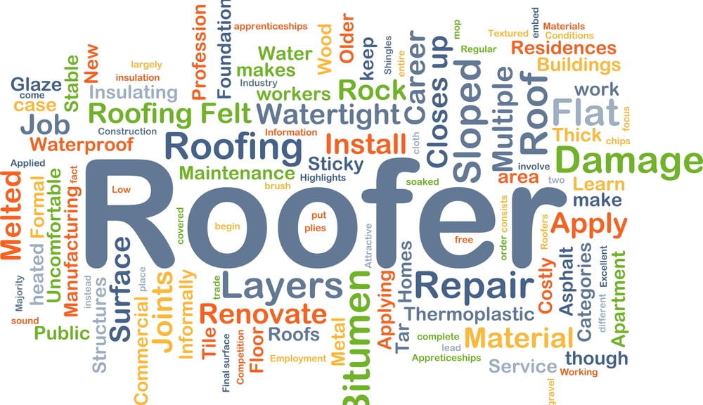 Wordogram for roofing