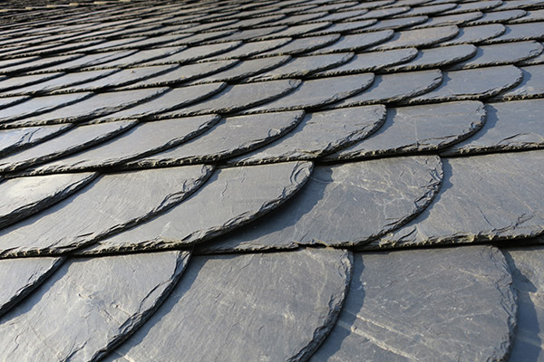 Slate tile roofing