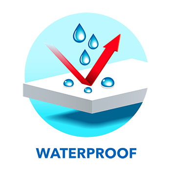 A waterproof icon.