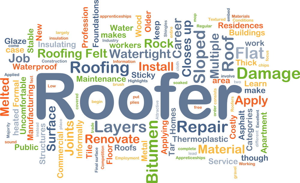 Wordogram for roofing