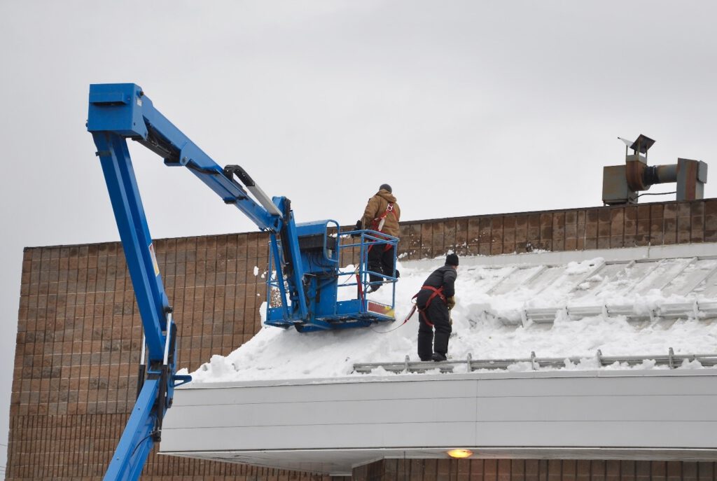 Winterizing an industrial roof
